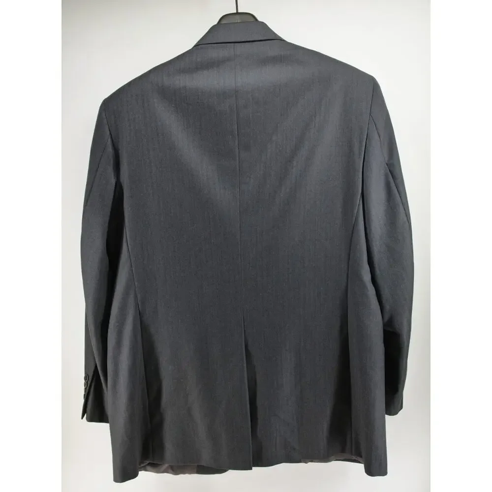 Brooks Brothers Madison 1818 45L W40 Sport Coat Blazer Gray Jacket Wool‎ Saxxon